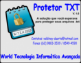 Como Utilizar o TXTProtector